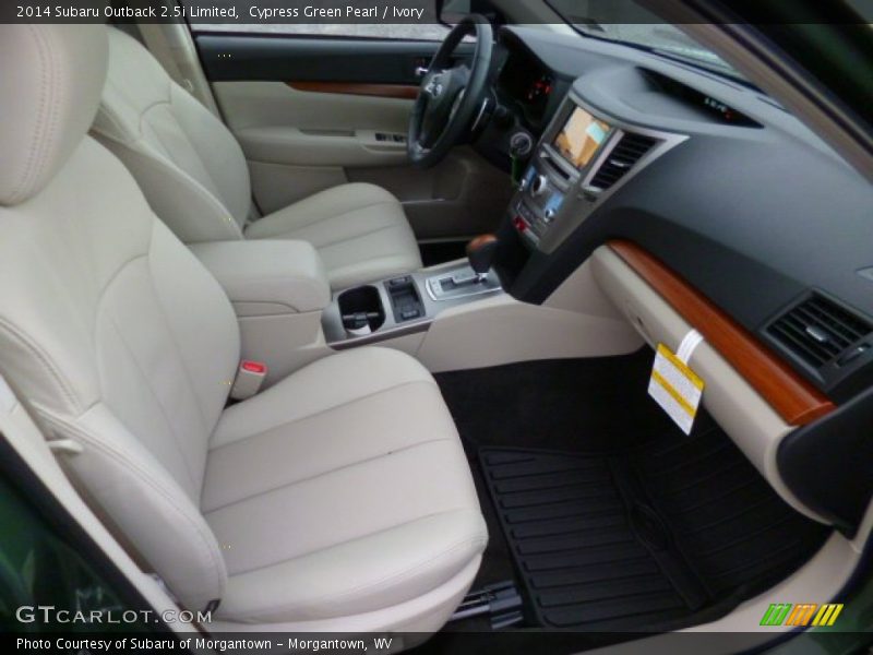 Cypress Green Pearl / Ivory 2014 Subaru Outback 2.5i Limited