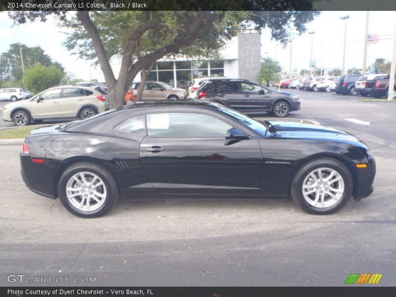 Black / Black 2014 Chevrolet Camaro LS Coupe