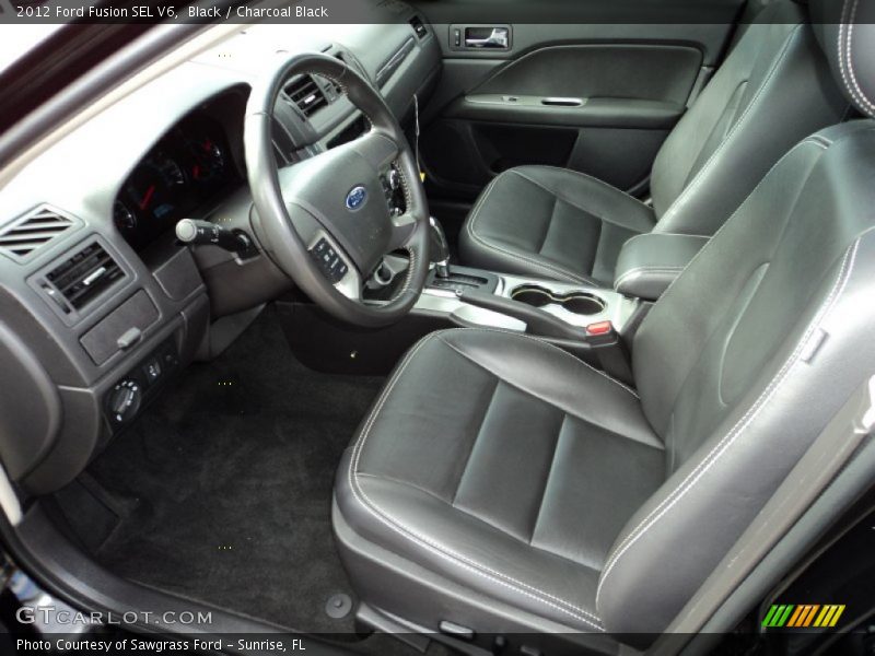 Black / Charcoal Black 2012 Ford Fusion SEL V6