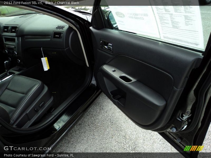 Black / Charcoal Black 2012 Ford Fusion SEL V6