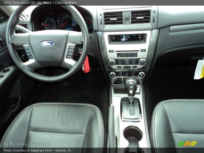 Black / Charcoal Black 2012 Ford Fusion SEL V6