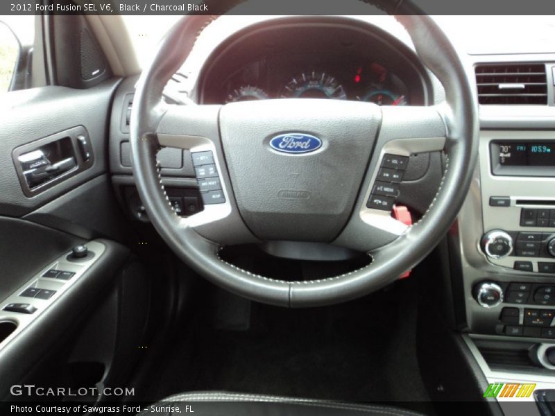 Black / Charcoal Black 2012 Ford Fusion SEL V6