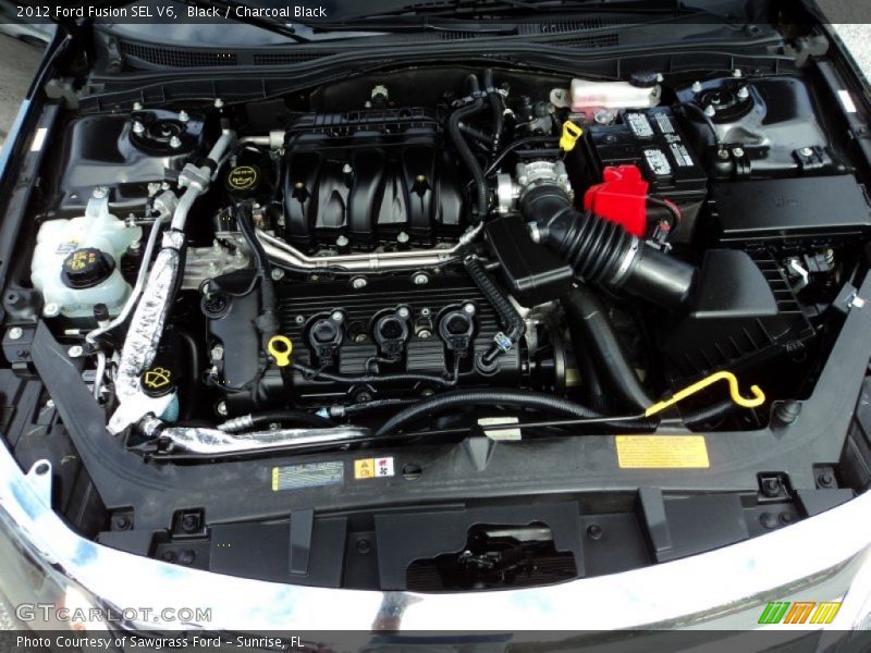 Black / Charcoal Black 2012 Ford Fusion SEL V6