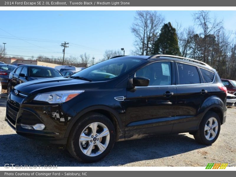 Tuxedo Black / Medium Light Stone 2014 Ford Escape SE 2.0L EcoBoost