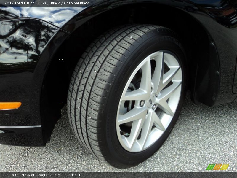 Black / Charcoal Black 2012 Ford Fusion SEL V6