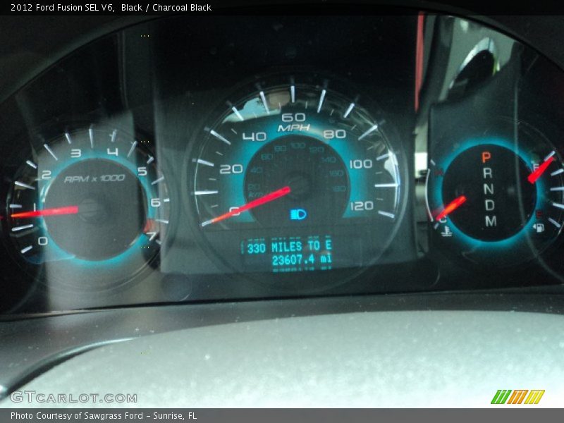 Black / Charcoal Black 2012 Ford Fusion SEL V6