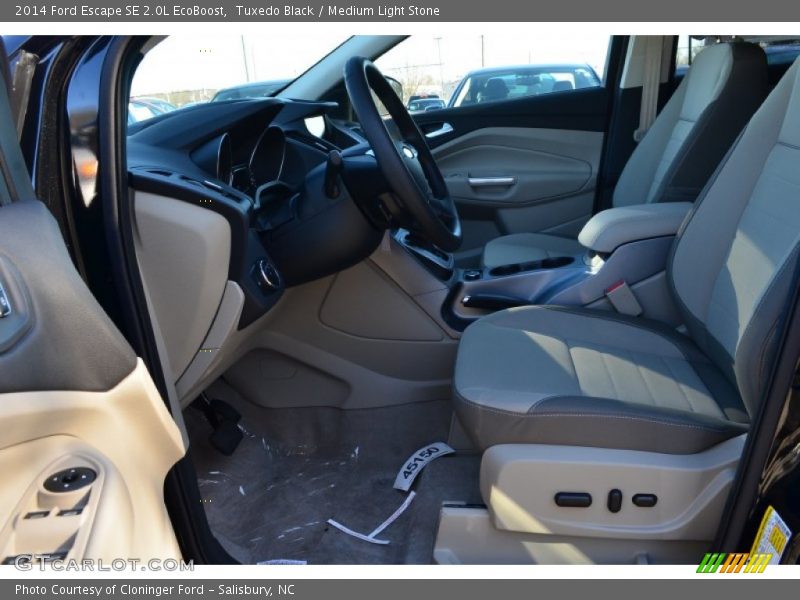 Tuxedo Black / Medium Light Stone 2014 Ford Escape SE 2.0L EcoBoost