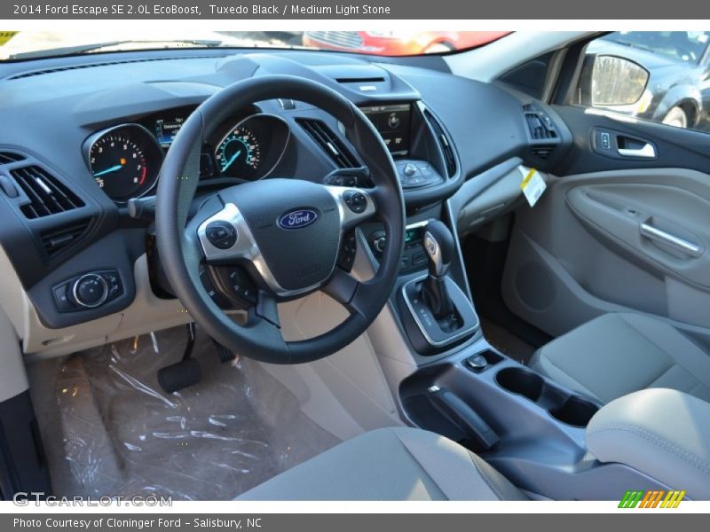 Tuxedo Black / Medium Light Stone 2014 Ford Escape SE 2.0L EcoBoost