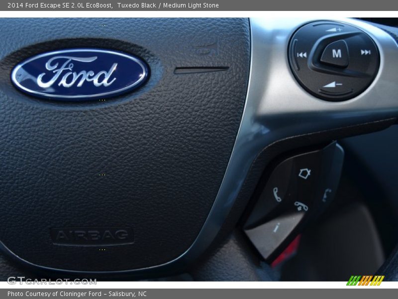 Tuxedo Black / Medium Light Stone 2014 Ford Escape SE 2.0L EcoBoost