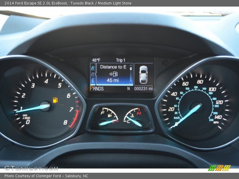 Tuxedo Black / Medium Light Stone 2014 Ford Escape SE 2.0L EcoBoost