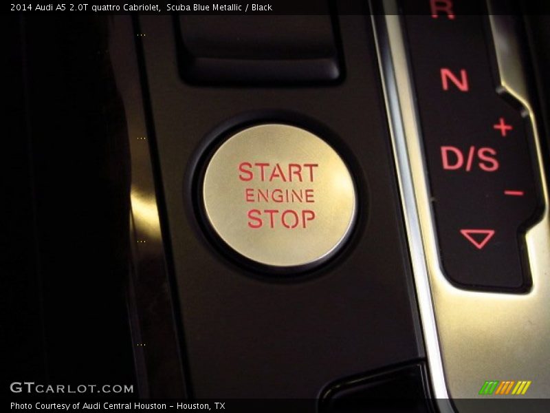 Scuba Blue Metallic / Black 2014 Audi A5 2.0T quattro Cabriolet