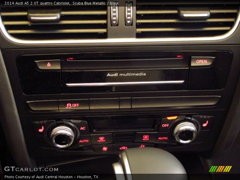 Scuba Blue Metallic / Black 2014 Audi A5 2.0T quattro Cabriolet