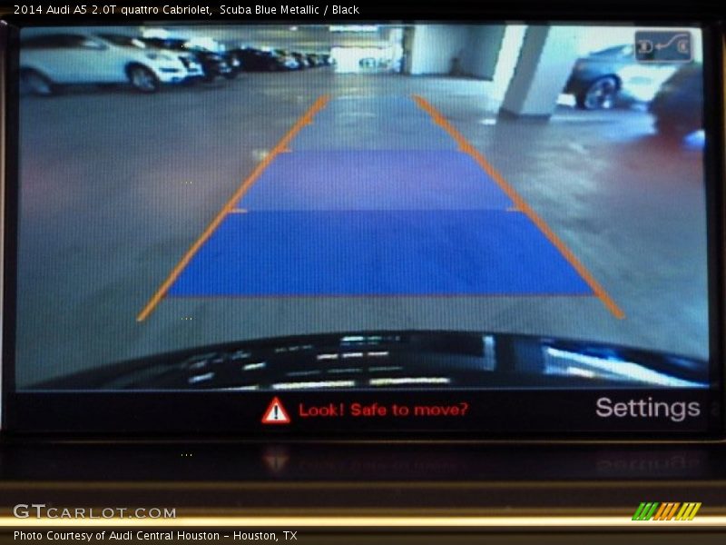 Scuba Blue Metallic / Black 2014 Audi A5 2.0T quattro Cabriolet