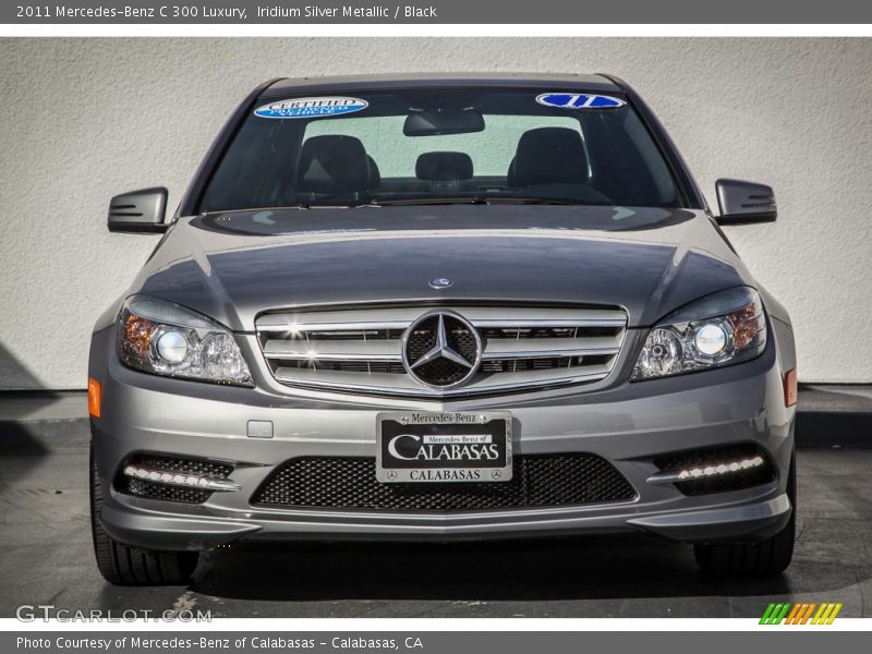 Iridium Silver Metallic / Black 2011 Mercedes-Benz C 300 Luxury