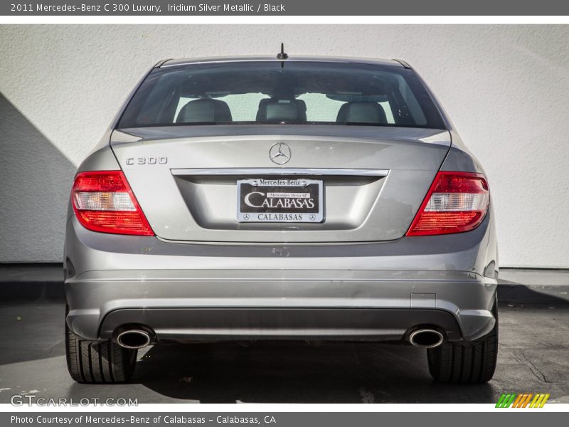 Iridium Silver Metallic / Black 2011 Mercedes-Benz C 300 Luxury