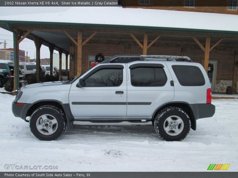 Silver Ice Metallic / Gray Celadon 2002 Nissan Xterra XE V6 4x4