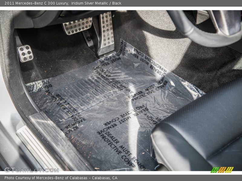 Iridium Silver Metallic / Black 2011 Mercedes-Benz C 300 Luxury