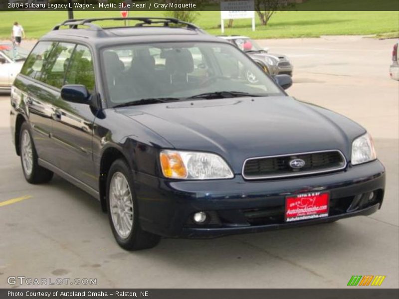 Mystic Blue Pearl / Gray Moquette 2004 Subaru Legacy L Wagon