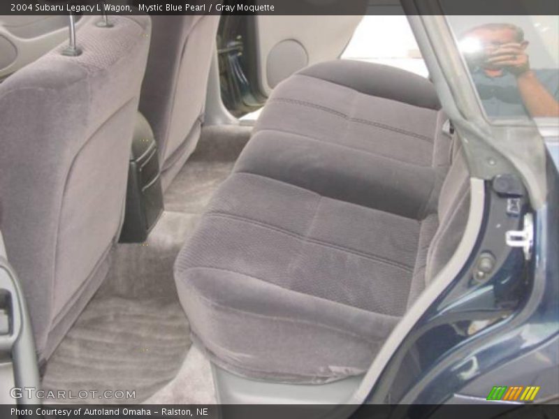 Mystic Blue Pearl / Gray Moquette 2004 Subaru Legacy L Wagon