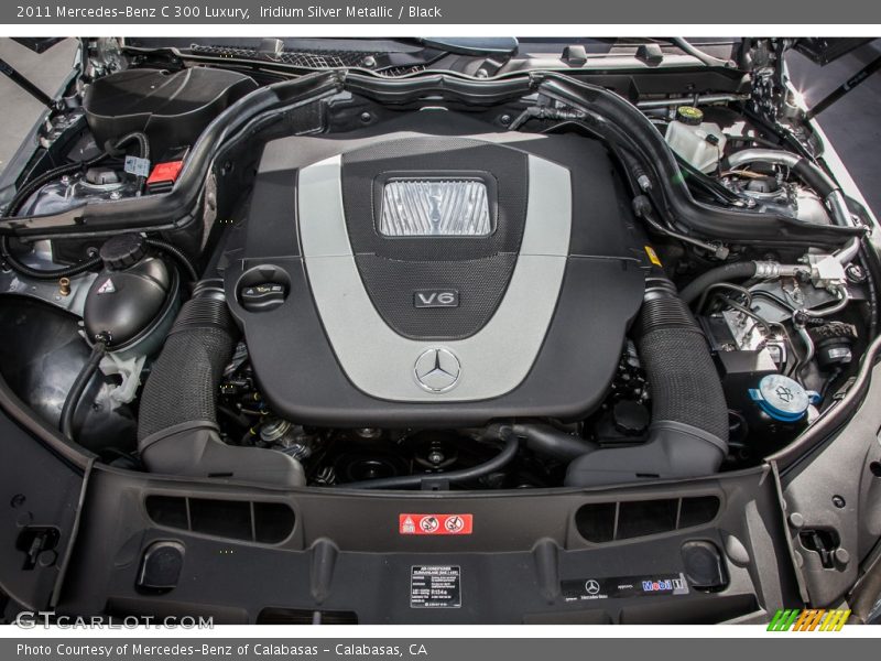 Iridium Silver Metallic / Black 2011 Mercedes-Benz C 300 Luxury