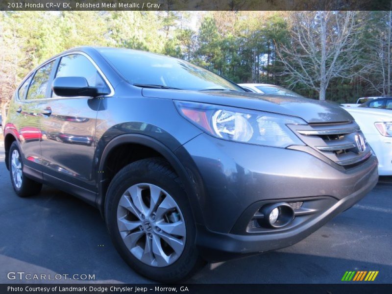 Polished Metal Metallic / Gray 2012 Honda CR-V EX