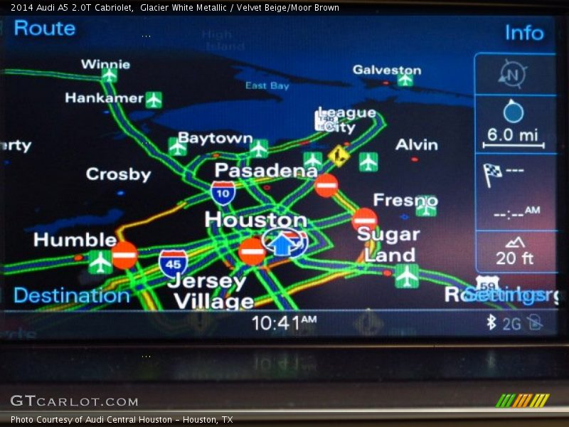 Glacier White Metallic / Velvet Beige/Moor Brown 2014 Audi A5 2.0T Cabriolet