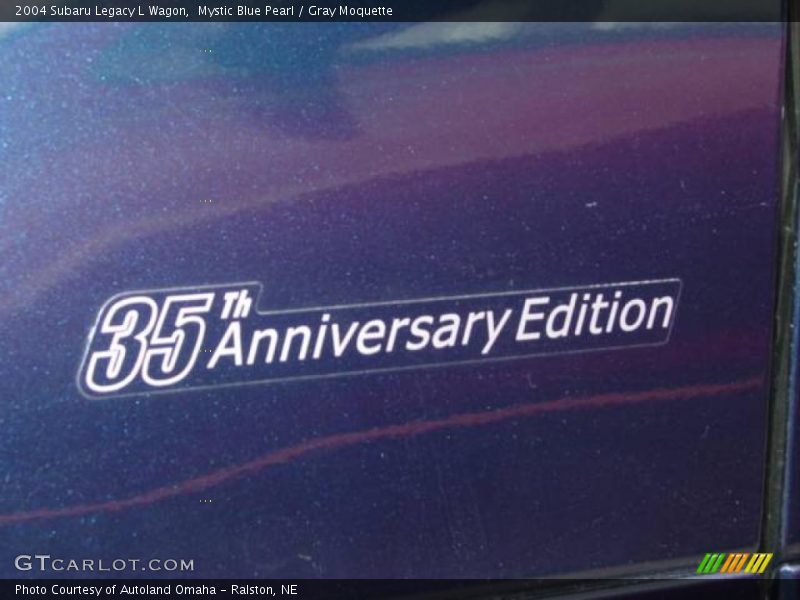 Mystic Blue Pearl / Gray Moquette 2004 Subaru Legacy L Wagon