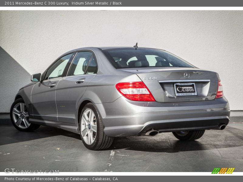 Iridium Silver Metallic / Black 2011 Mercedes-Benz C 300 Luxury