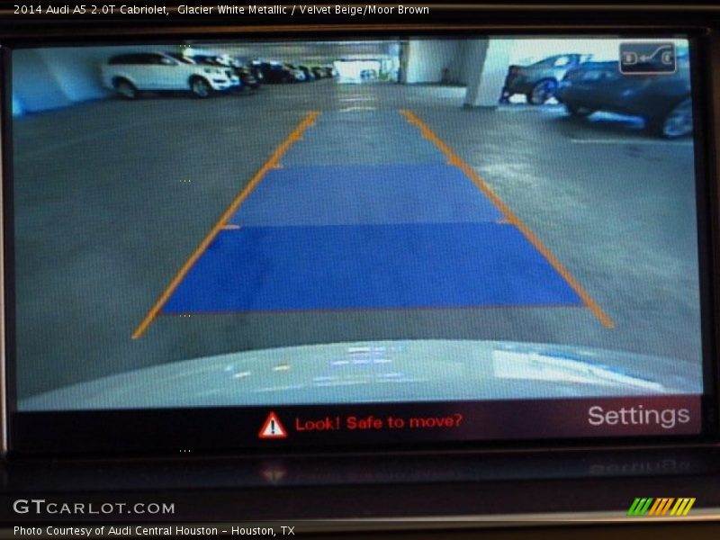 Glacier White Metallic / Velvet Beige/Moor Brown 2014 Audi A5 2.0T Cabriolet