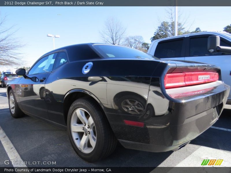 Pitch Black / Dark Slate Gray 2012 Dodge Challenger SXT