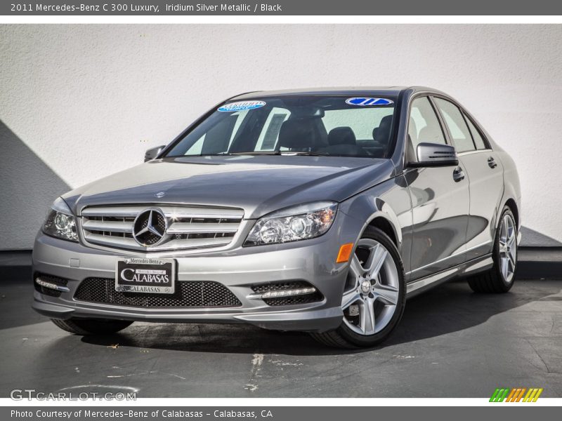 Iridium Silver Metallic / Black 2011 Mercedes-Benz C 300 Luxury
