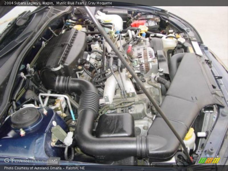 Mystic Blue Pearl / Gray Moquette 2004 Subaru Legacy L Wagon