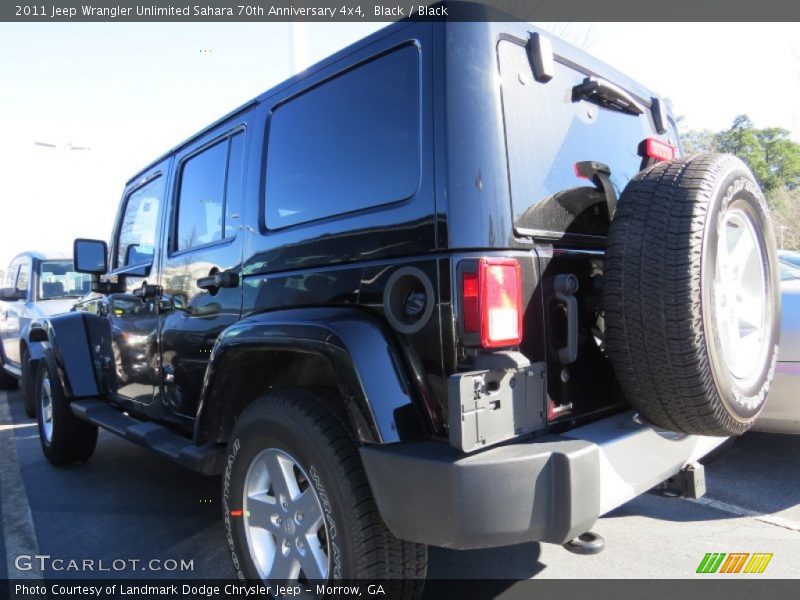 Black / Black 2011 Jeep Wrangler Unlimited Sahara 70th Anniversary 4x4