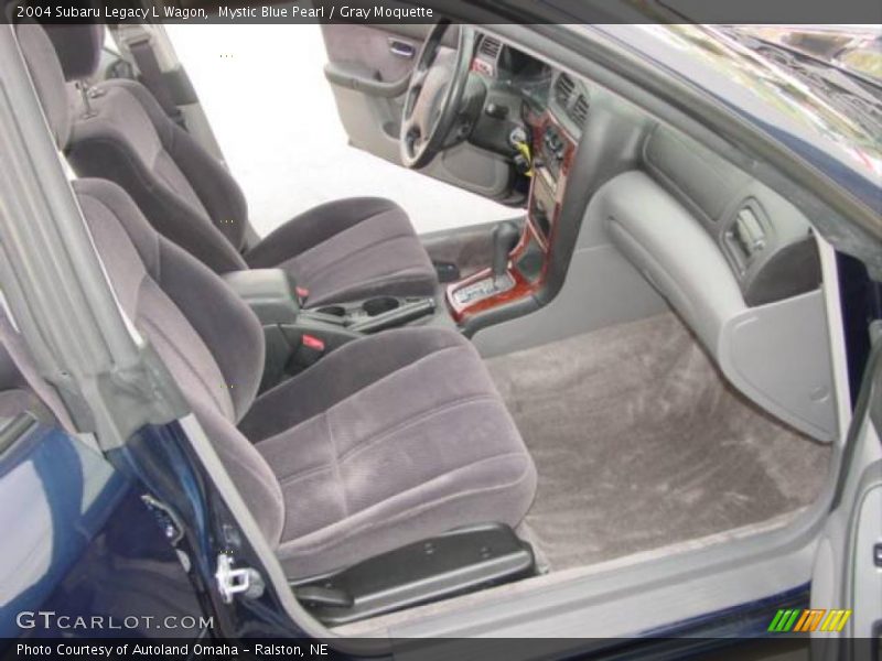 Mystic Blue Pearl / Gray Moquette 2004 Subaru Legacy L Wagon