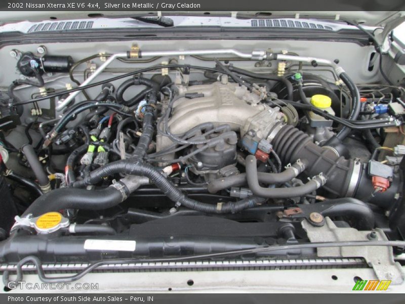 Silver Ice Metallic / Gray Celadon 2002 Nissan Xterra XE V6 4x4