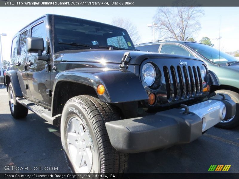 Black / Black 2011 Jeep Wrangler Unlimited Sahara 70th Anniversary 4x4