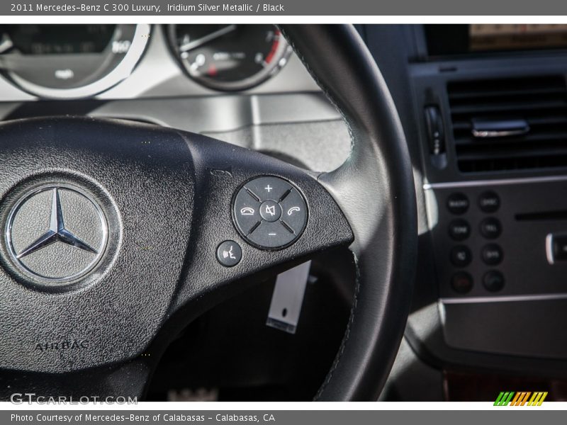 Iridium Silver Metallic / Black 2011 Mercedes-Benz C 300 Luxury