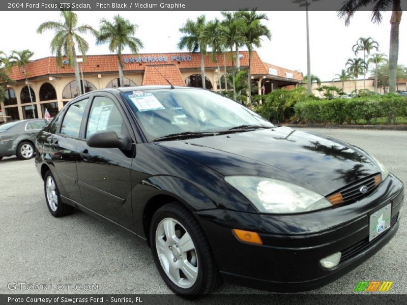 Pitch Black / Medium Graphite 2004 Ford Focus ZTS Sedan