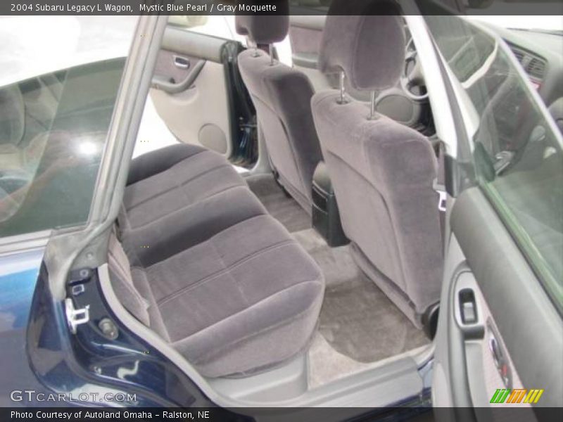 Mystic Blue Pearl / Gray Moquette 2004 Subaru Legacy L Wagon