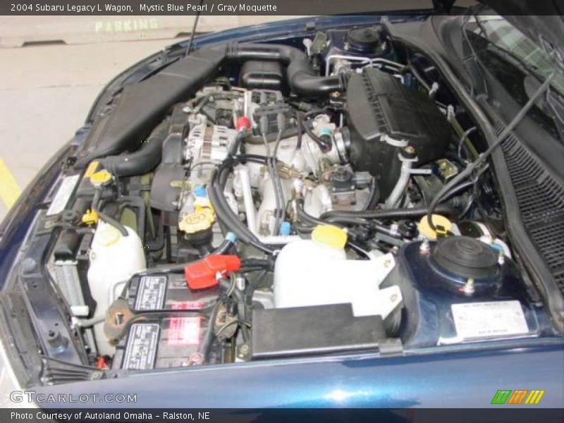 Mystic Blue Pearl / Gray Moquette 2004 Subaru Legacy L Wagon