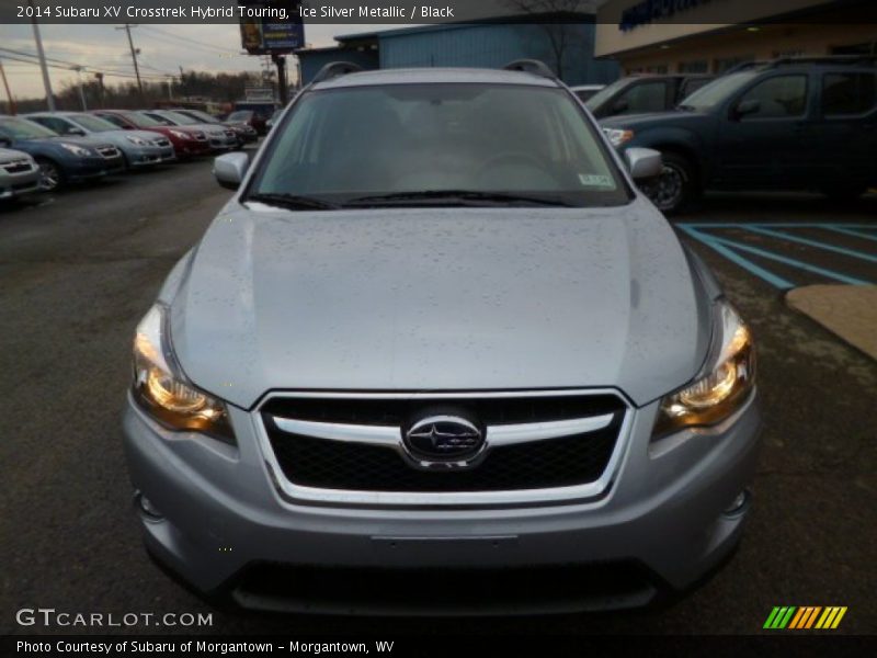 Ice Silver Metallic / Black 2014 Subaru XV Crosstrek Hybrid Touring