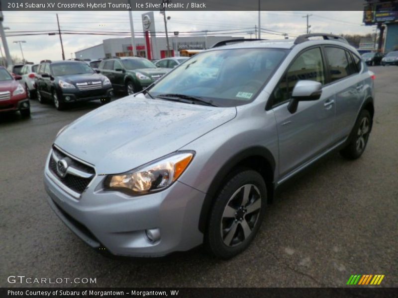 Ice Silver Metallic / Black 2014 Subaru XV Crosstrek Hybrid Touring