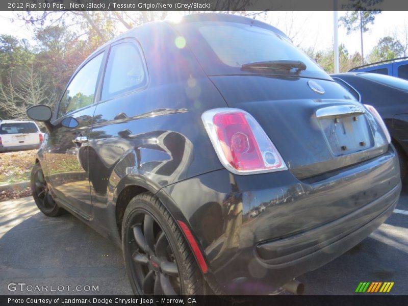 Nero (Black) / Tessuto Grigio/Nero (Grey/Black) 2012 Fiat 500 Pop