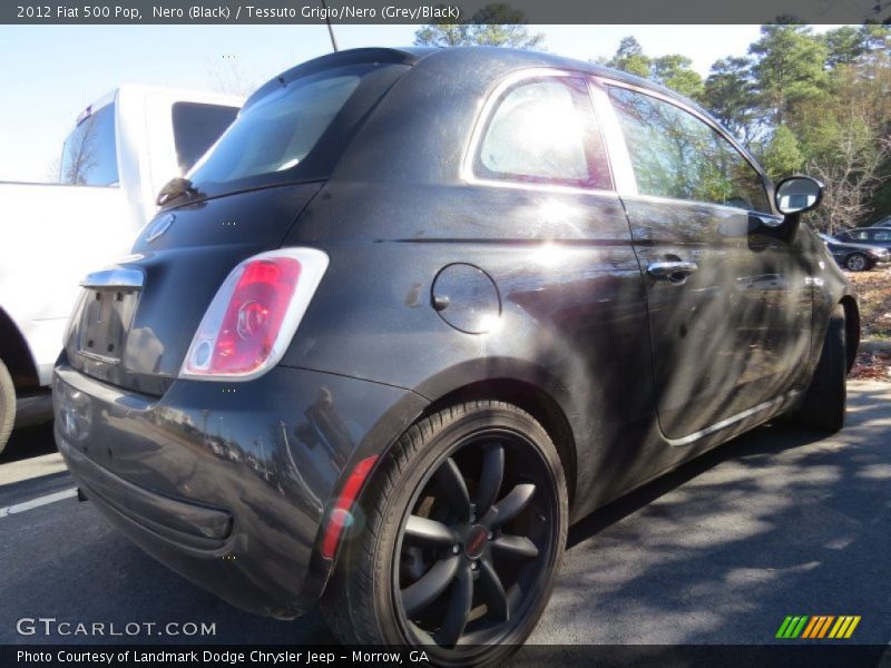 Nero (Black) / Tessuto Grigio/Nero (Grey/Black) 2012 Fiat 500 Pop