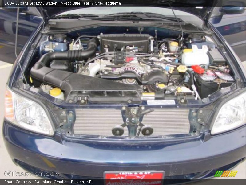 Mystic Blue Pearl / Gray Moquette 2004 Subaru Legacy L Wagon