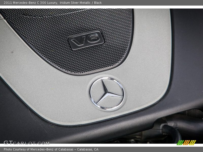 Iridium Silver Metallic / Black 2011 Mercedes-Benz C 300 Luxury