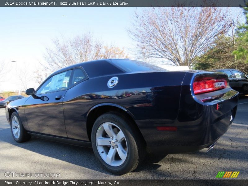 Jazz Blue Pearl Coat / Dark Slate Gray 2014 Dodge Challenger SXT