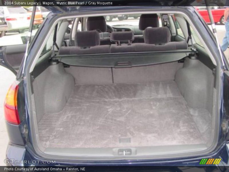 Mystic Blue Pearl / Gray Moquette 2004 Subaru Legacy L Wagon