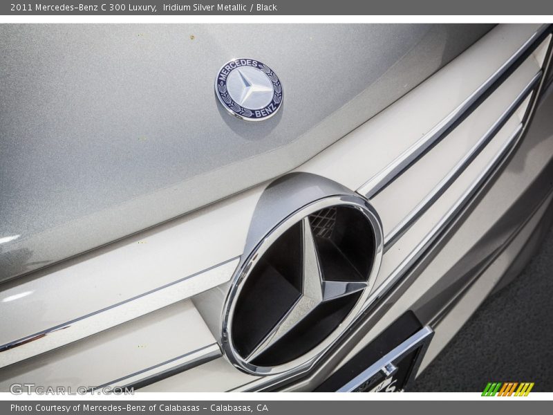 Iridium Silver Metallic / Black 2011 Mercedes-Benz C 300 Luxury