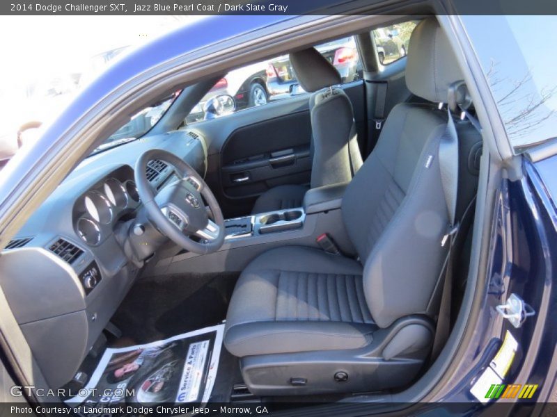 Jazz Blue Pearl Coat / Dark Slate Gray 2014 Dodge Challenger SXT